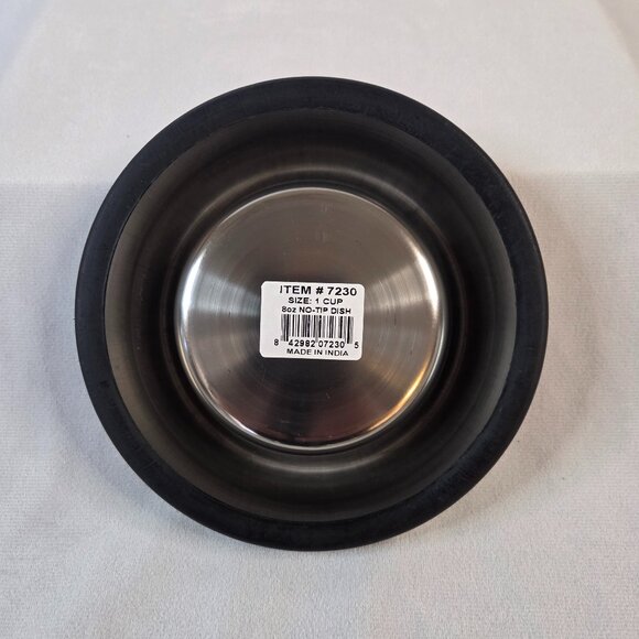 8-oz Non-Skid Stainless Pet Bowls - Set of 3 - Picture 5 of 5